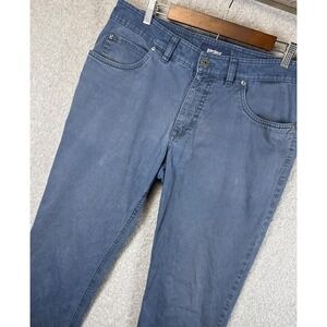 Gardeur Modern Fit Men's Blue Straight Leg Casual Pants Size 36/33 Bill 3 Fading